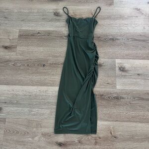 Windsor midi slit dress